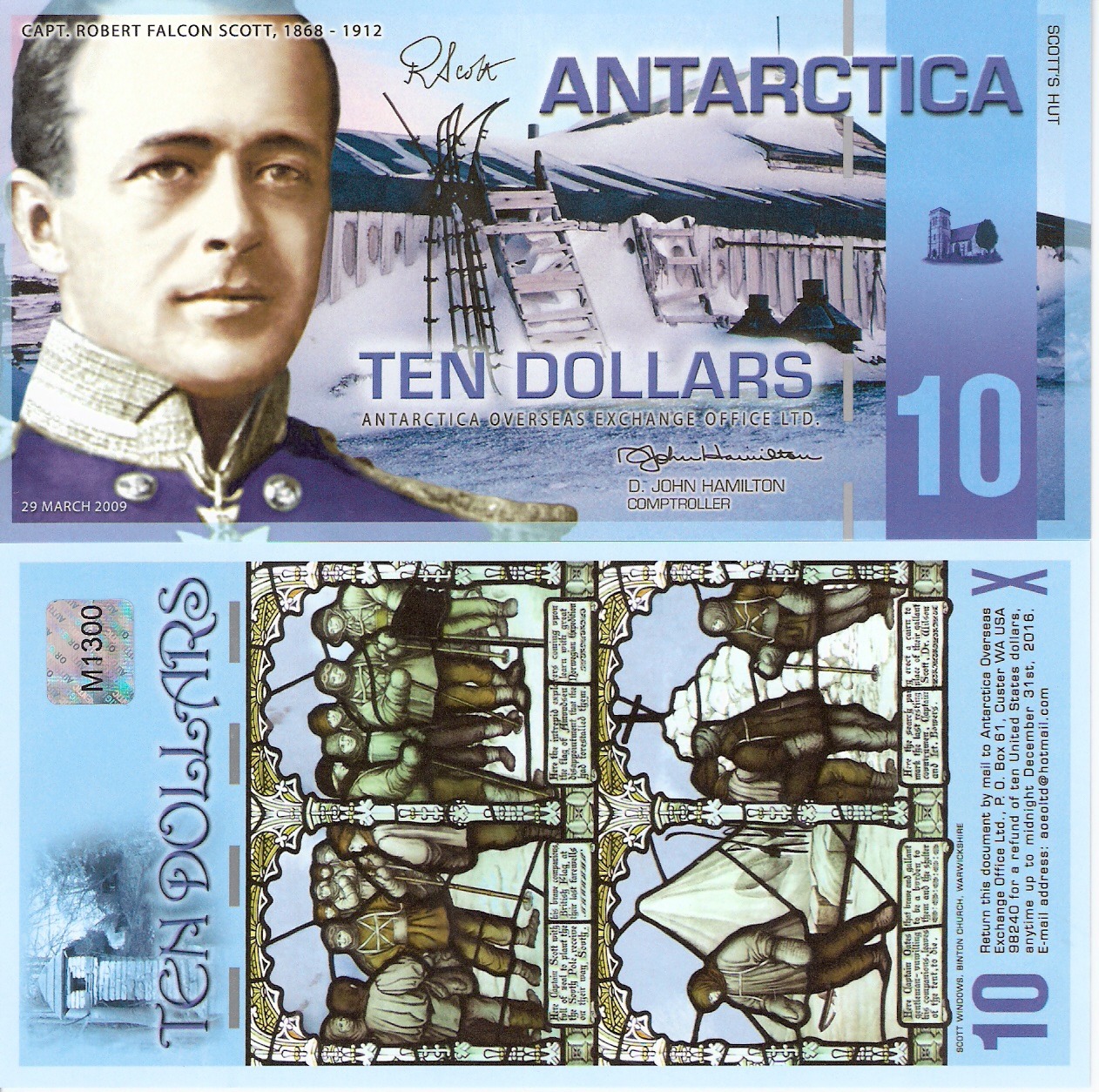 10 dollars  (90) UNC Banknote