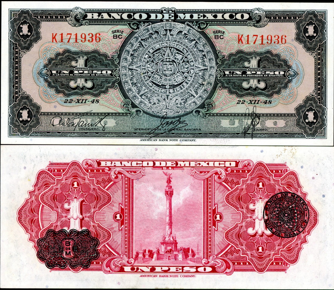 1 peso  (90) UNC Banknote