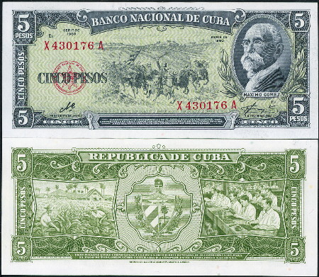 5 pesos  (85) AU-UNC Banknote