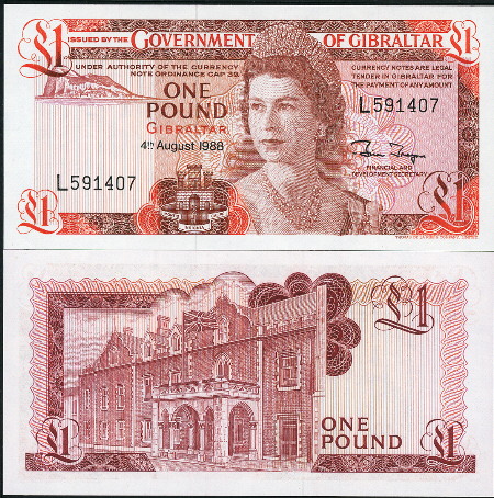 1 pound  (90) UNC Banknote