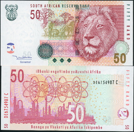 50 rand  (90) UNC Banknote
