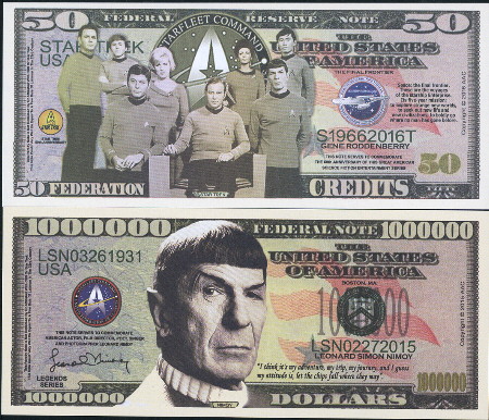 50 Federation credits  (90) UNC Banknote Set