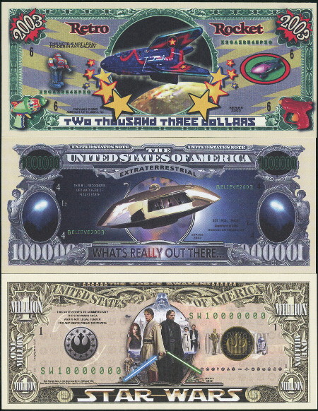 1,000,000 dollars  (90) UNC Banknote Set