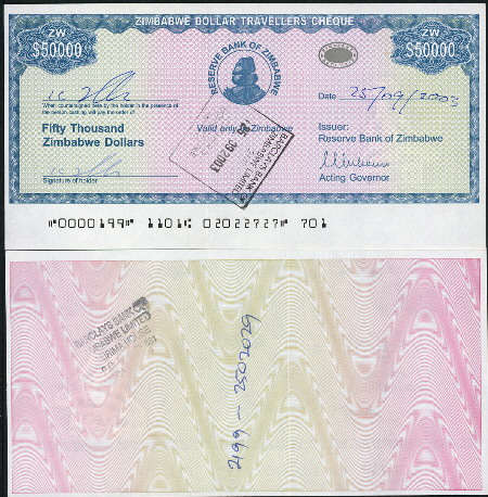 50,000 dollars  (80) AU Banknote