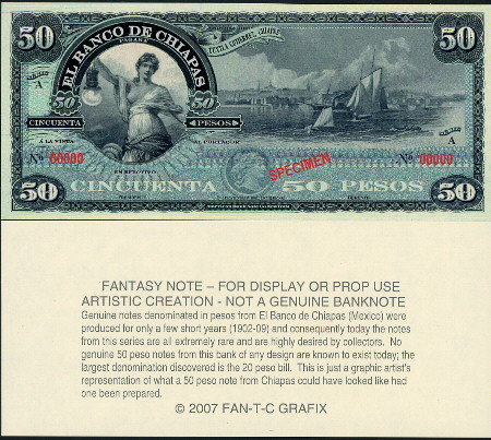 50 peso  (90) UNC Banknote