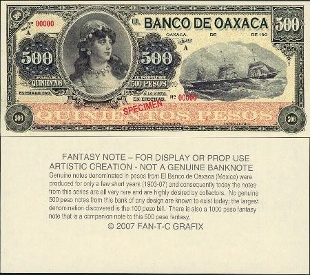 500 peso  (90) UNC Banknote