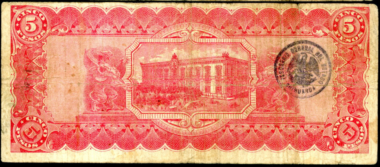 5 pesos  (40) VG Banknote