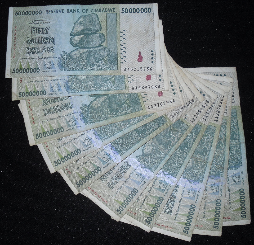 50,000,000 dollars  (50) F Banknote
