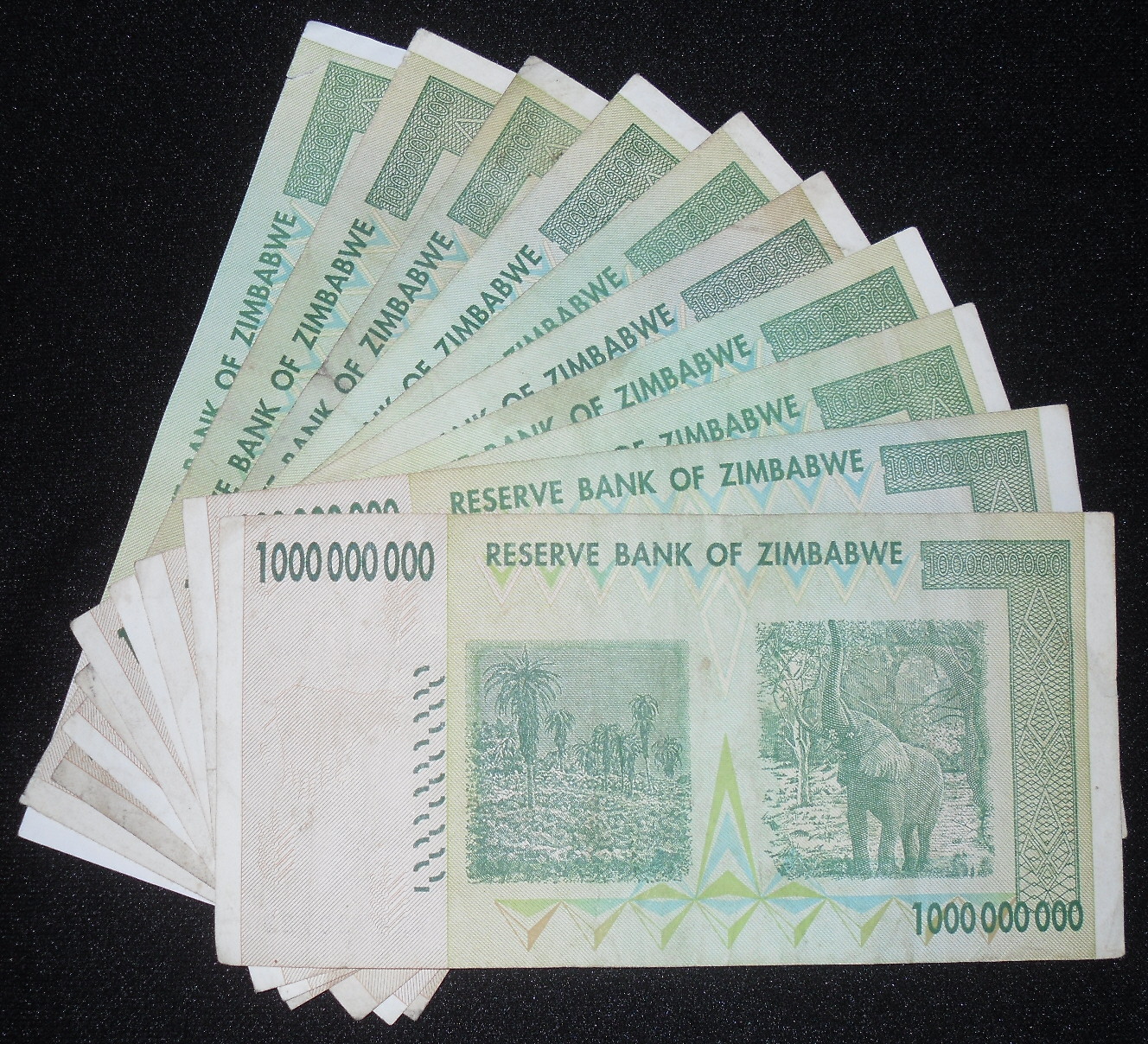 1,000,000,000 dollars  (50) F Banknote