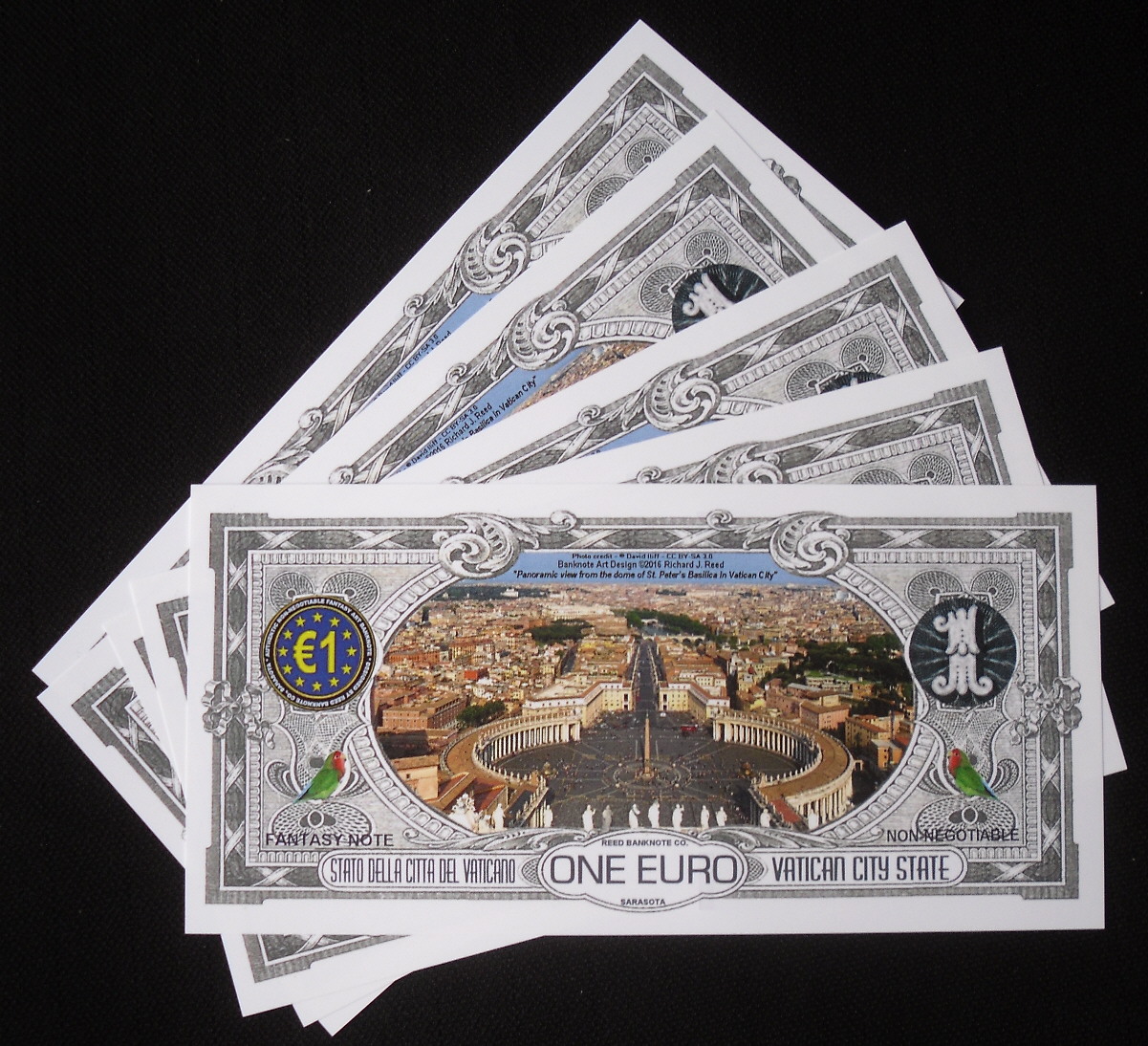 1 euro  (90) UNC Banknote