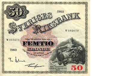50 kronor  (60) VF Banknote