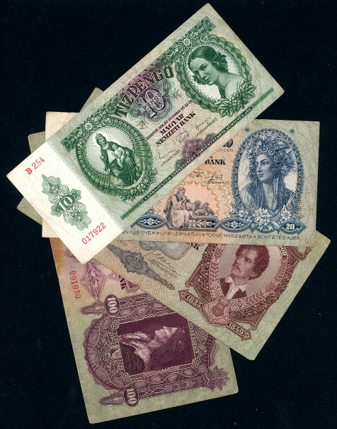 10-100 pengo  (50) F Banknote