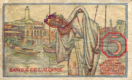 5 Francs  (60) VF Banknote