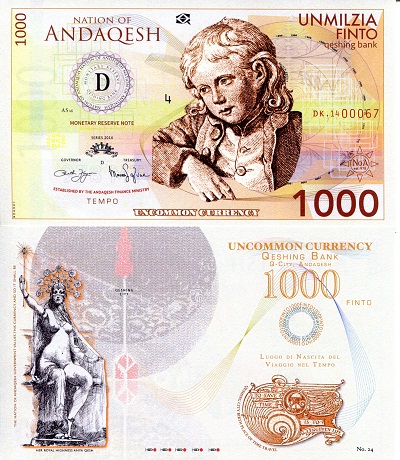 1000 finto  (90) UNC Banknote