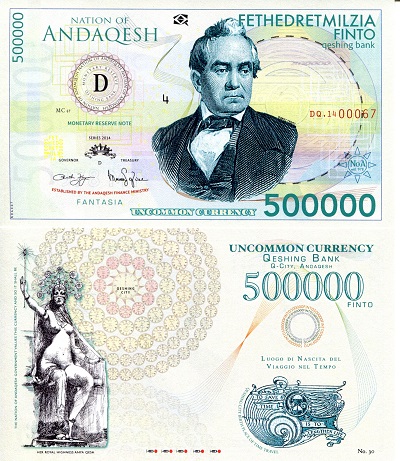 500,000 finto  (90) UNC Banknote