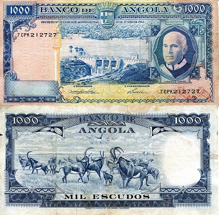 1000 escudos  (45) VG-F Banknote