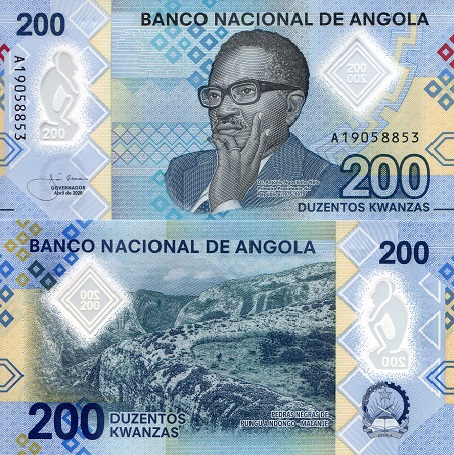 200 kwanzas  (90) UNC Banknote