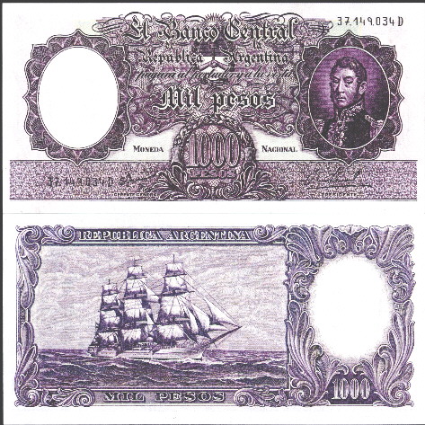 1000 pesos  (90) UNC Banknote