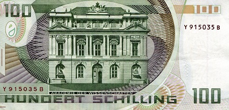100 schilling  (60) VF Banknote