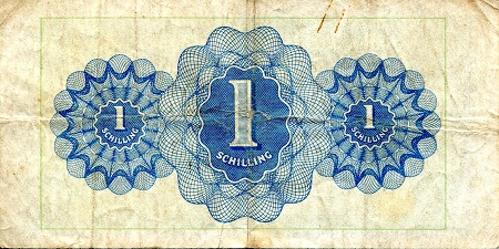 1 schilling  (50) F Banknote