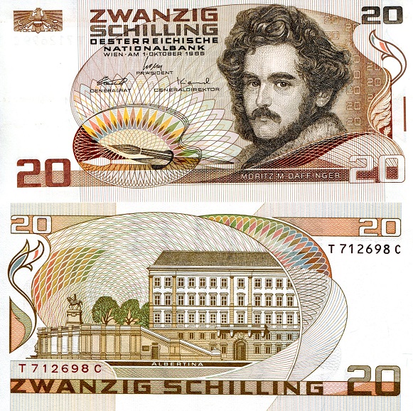 20 schilling  (60) VF Banknote