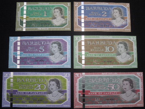 1-50 dollars  (90) UNC Banknote