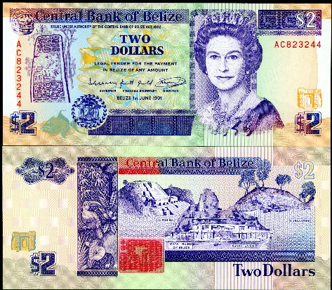 2 dollars  (85) AU-UNC Banknote