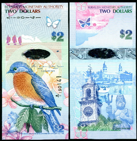 2 dollars  (90) UNC Banknote