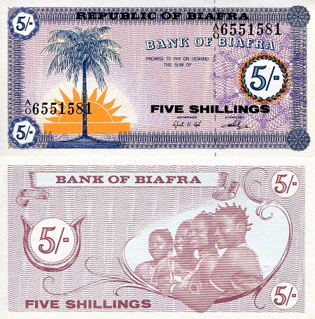 5 shillings  (90) UNC Banknote