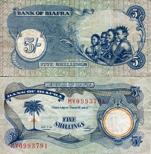 5 shillings  (60) VF Banknote