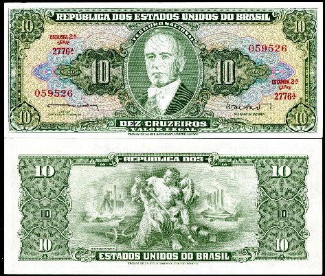 10 cruzeiros  (90) UNC Banknote