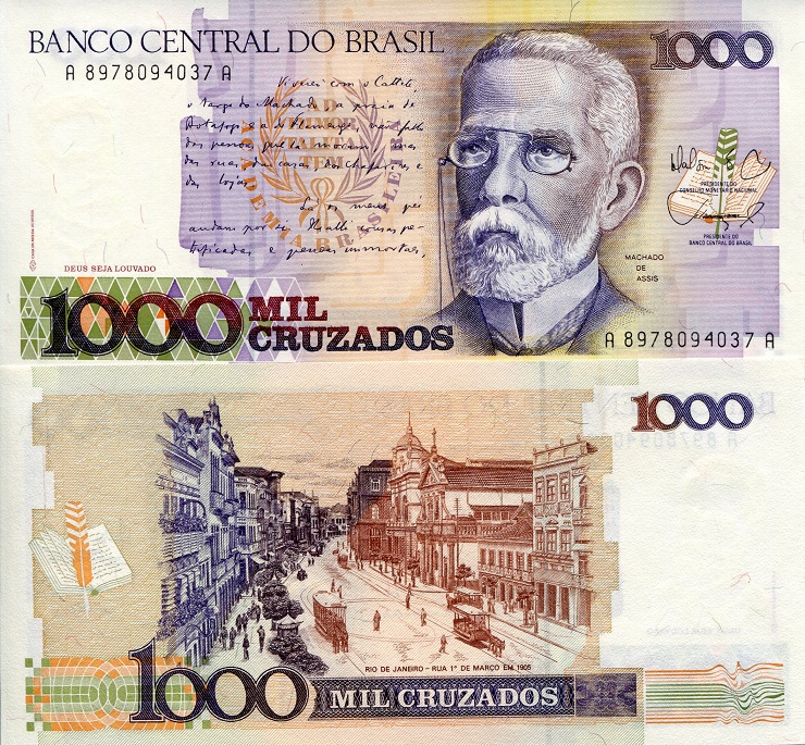 1000 cruzados  (90) UNC Banknote