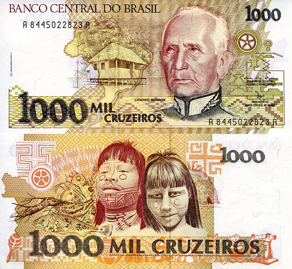1000 cruzeiros  (90) UNC Banknote
