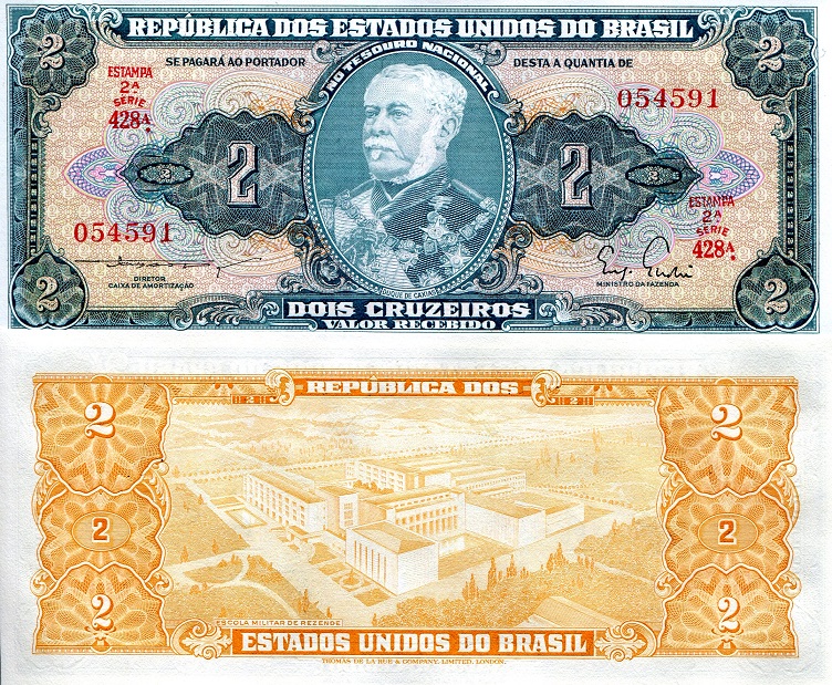 2 cruzeiros  (90) UNC Banknote
