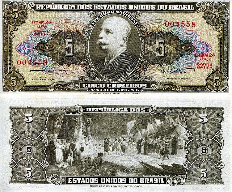 5 cruzeiros  (90) UNC Banknote