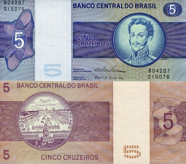 5 cruzeiros  (90) UNC Banknote