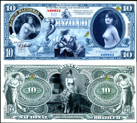 10 cruzeros  (90) UNC Banknote