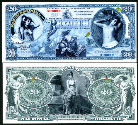 20 cruzeros  (90) UNC Banknote