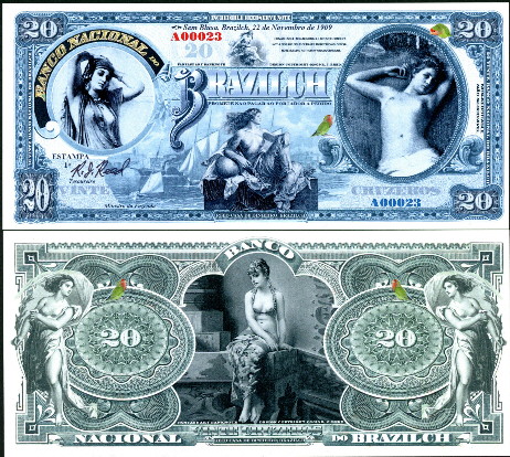 20 cruzeros  (90) UNC Banknote
