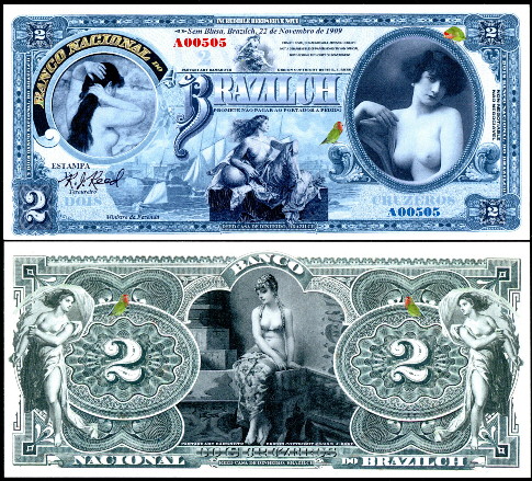 2 cruzeros  (90) UNC Banknote