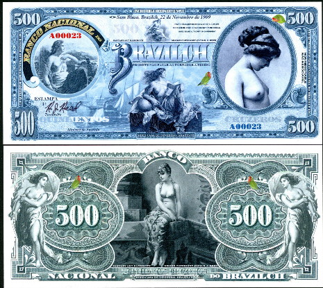 500 cruzeros  (90) UNC Banknote