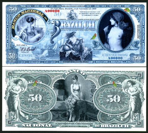 50 cruzeros  (90) UNC Banknote