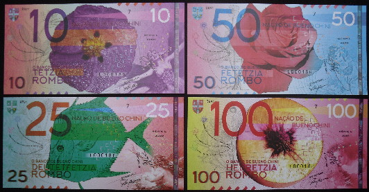 10-100 rombo  (90) UNC Banknote