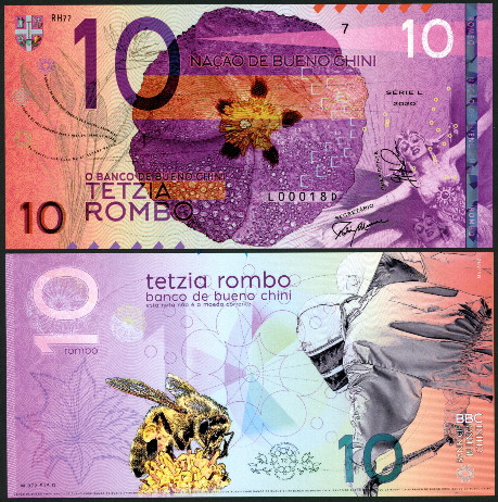 10 rombo  (90) UNC Banknote