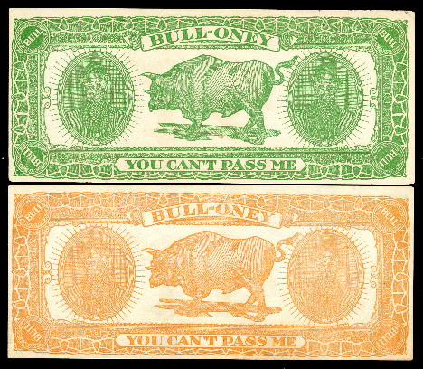 (1) BULL  (70) EF Banknote