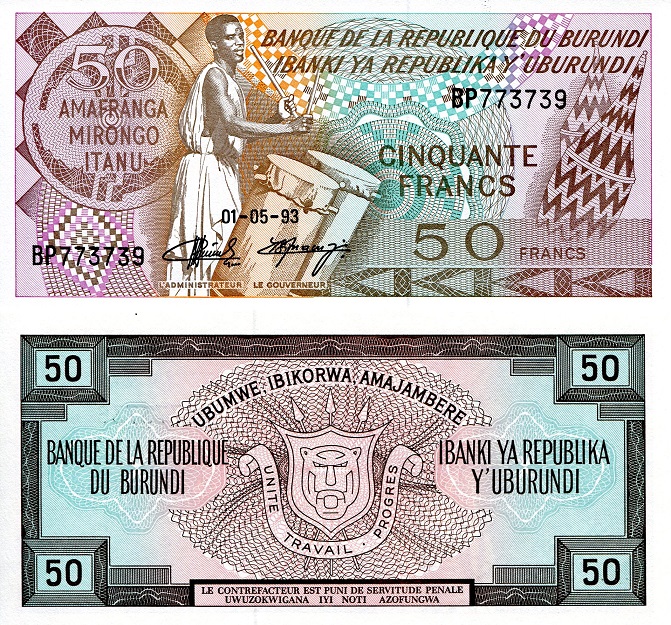 50 francs  (90) UNC Banknote