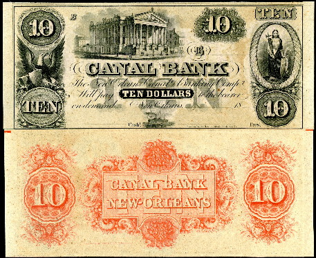 10 dollars  (85) AU-UNC Banknote