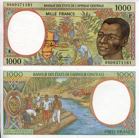 1000 francs  (90) UNC Banknote