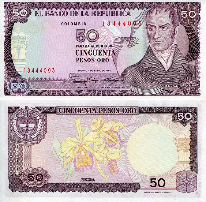 50 pesos oro  (90) UNC Banknote