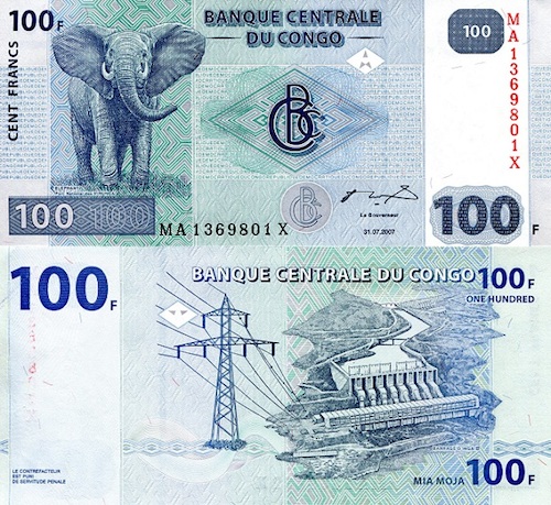 100 francs  (90) UNC Banknote